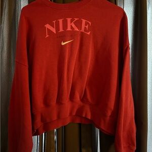 Nike Red Sweatshirt